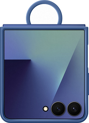 Чехол Samsung Ring Case для Galaxy Z Flip7, синий (EF-PF766TNEGRU) Фото 6