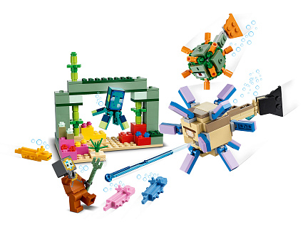 Конструктор LEGO Minecraft 21180 Битва со стражем Фото 2