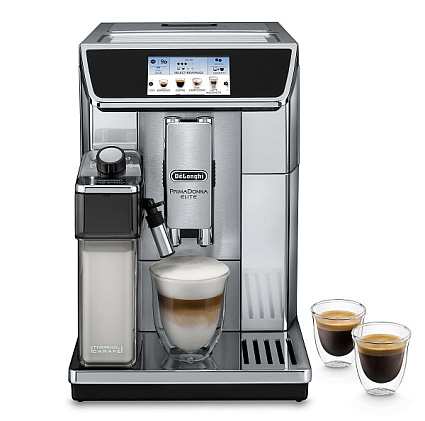 Кофемашина DeLоnghi PrimaDonna Elite ECAM 650.75.MS, серебристый Фото 1