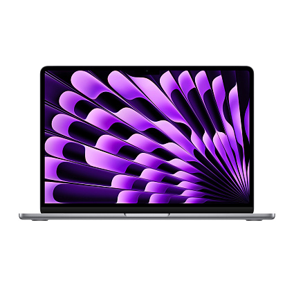 Ноутбук Apple MacBook Air 15" (M3, 8C CPU/10C GPU, 2024), 8 ГБ, 256 ГБ SSD, «серый космос» Фото 1