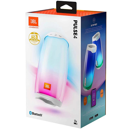 Портативная акустика JBL Pulse 4, белый Фото 5