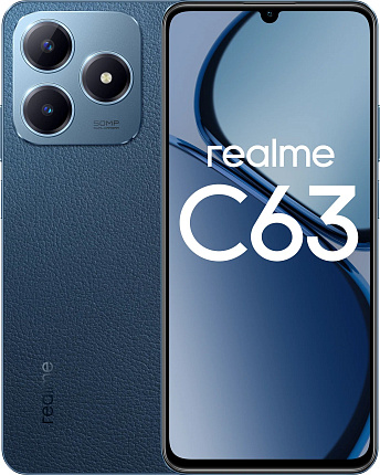 Смартфон realme C63 8/256Гб, синий Фото 1