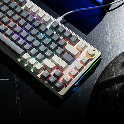 Клавиатура CyberLynx AG84, черные свитчи, серый Фото 7