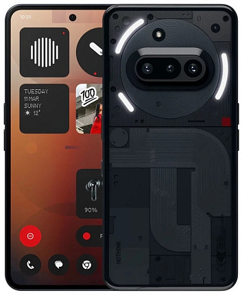 Смартфон Nothing Phone (3a) 12/256Гб, черный Фото 1