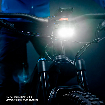 Налобный фонарь Fenix HM75R SUPERRAPTOR 3, черный Фото 6