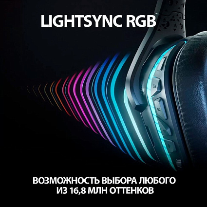 Гарнитура Logitech G935, черный Фото 7