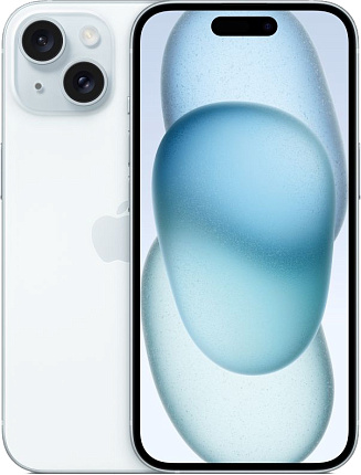 Смартфон Apple iPhone 15 256Гб, голубой Фото 1