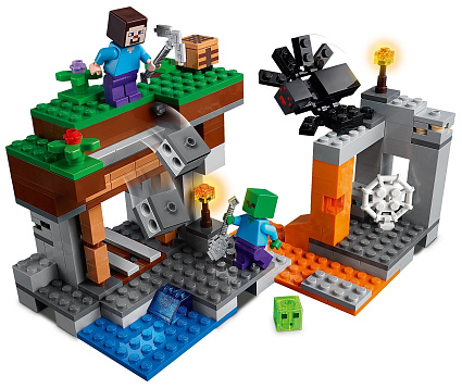 Конструктор LEGO Minecraft 21166 «Заброшенная» шахта Фото 3