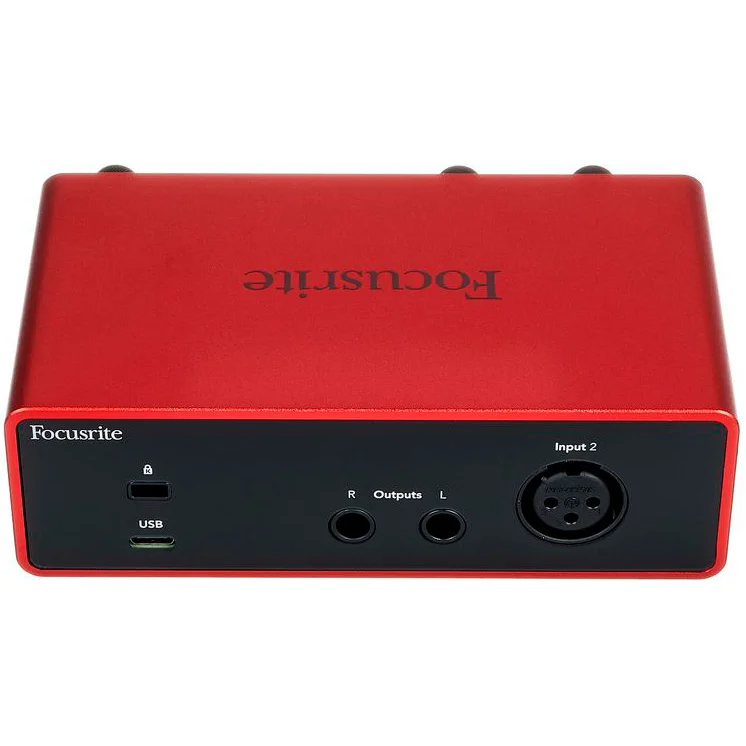 Внешняя звуковая карта Focusrite Scarlett Solo 4th Gen, красный_element_detail_photo