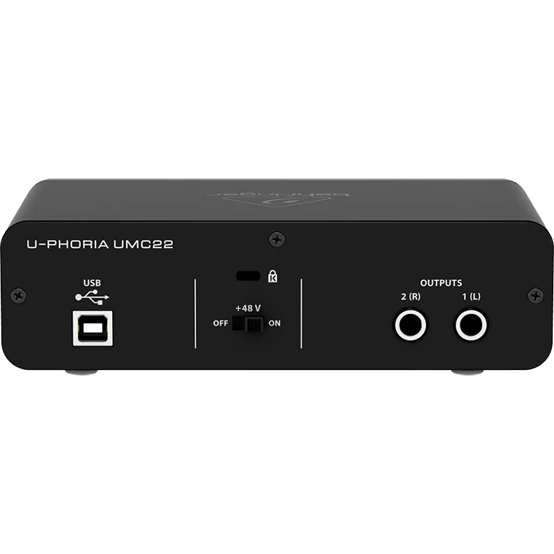 Внешняя звуковая карта Behringer U-Phoria UMC22, черный_element_detail_photo