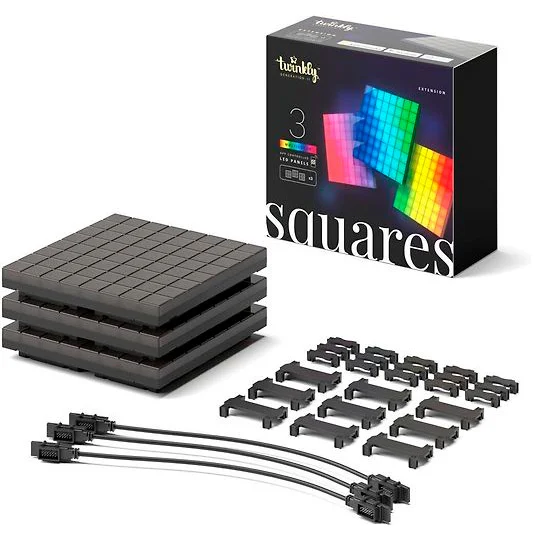 Гирлянда Twinkly Squares, 3 панели, дополнительный комплект_element_detail_photo