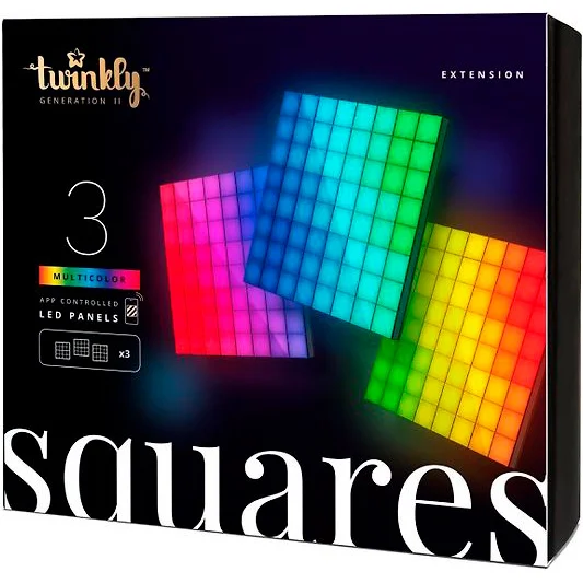 Гирлянда Twinkly Squares, 3 панели, дополнительный комплект_element_detail_photo